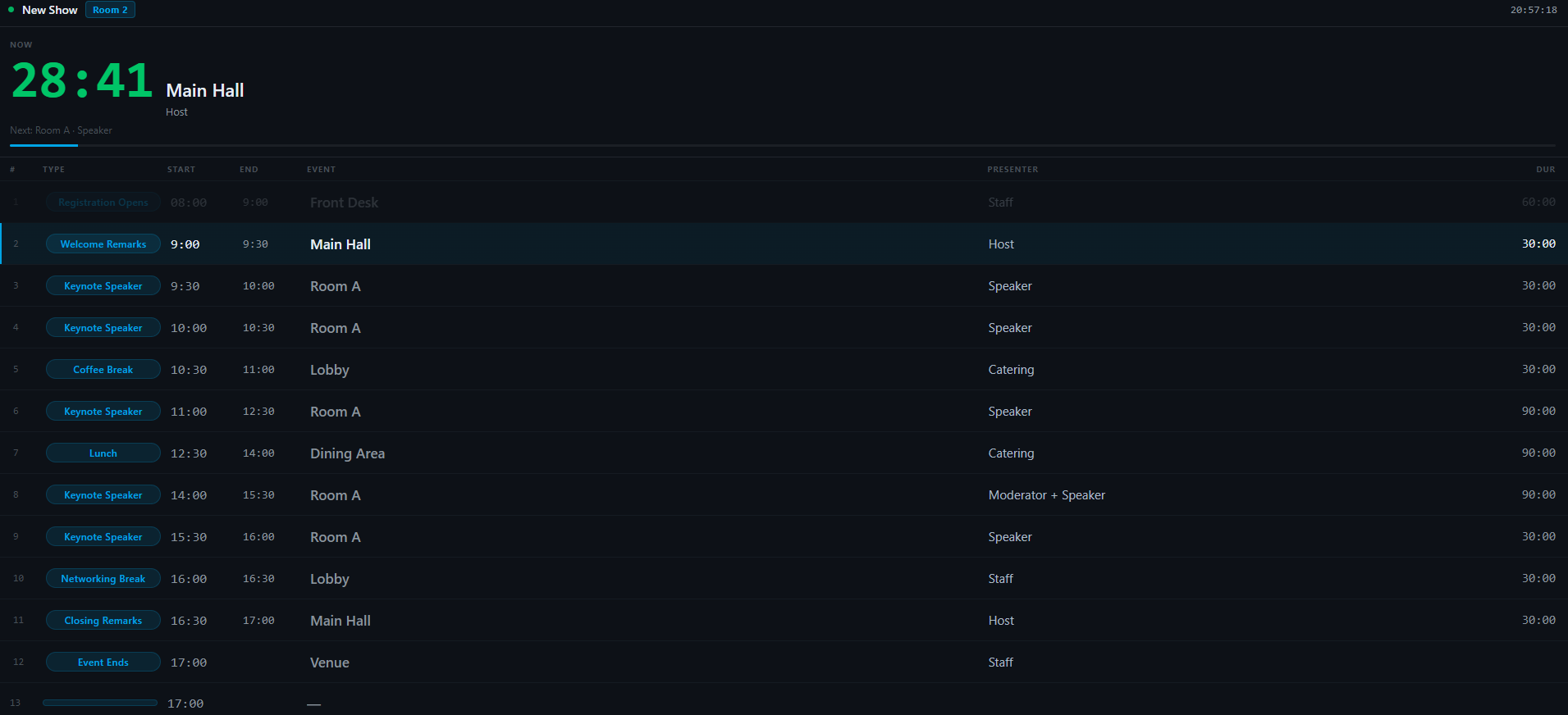 CueCaller - Live View