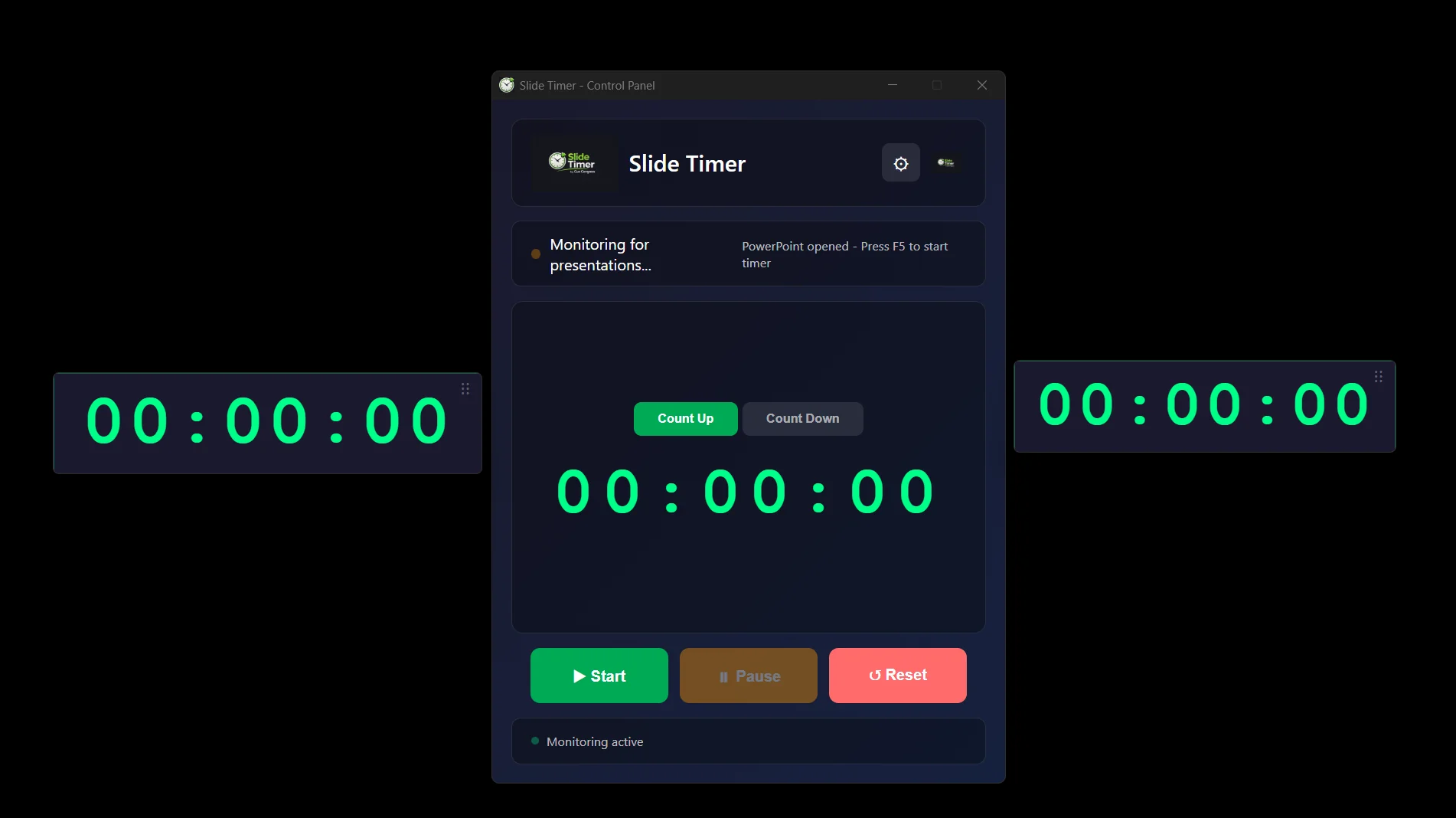 Slide Timer - Multi-screen setup